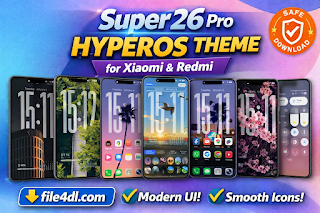 Super26 Pro HyperOS Theme for Xiaomi & Redmi Phones – Latest Version Download